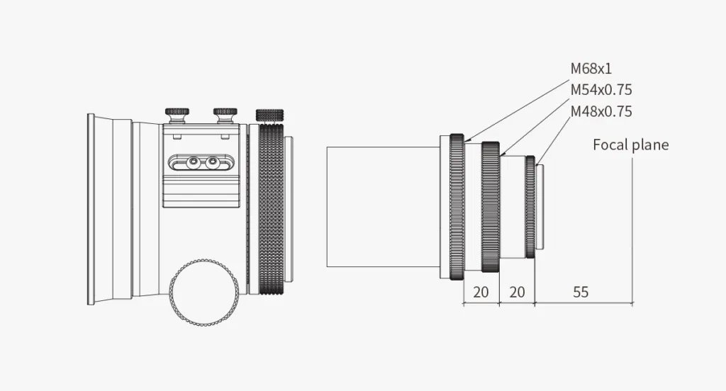 FF80 Technical drawing
