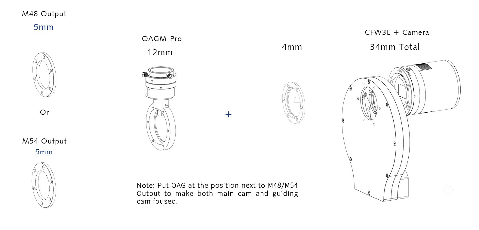 Assembly for QHY269M Kit 1
