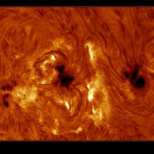 A sunspot through the LS-152THa