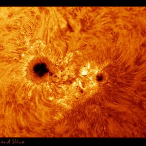 A sunspot through the LS-152THa