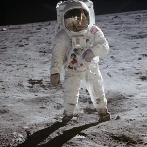 Apollo Astronaut, checking the time