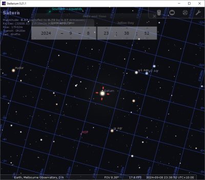 Stellarium screenshot