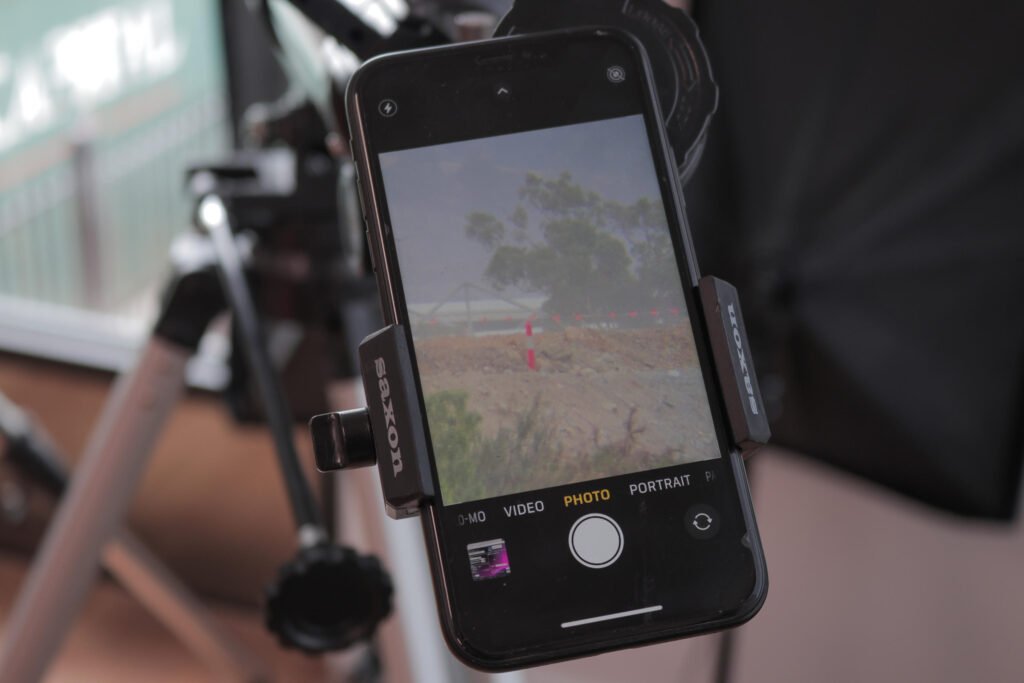 Scopepix on scope with image
