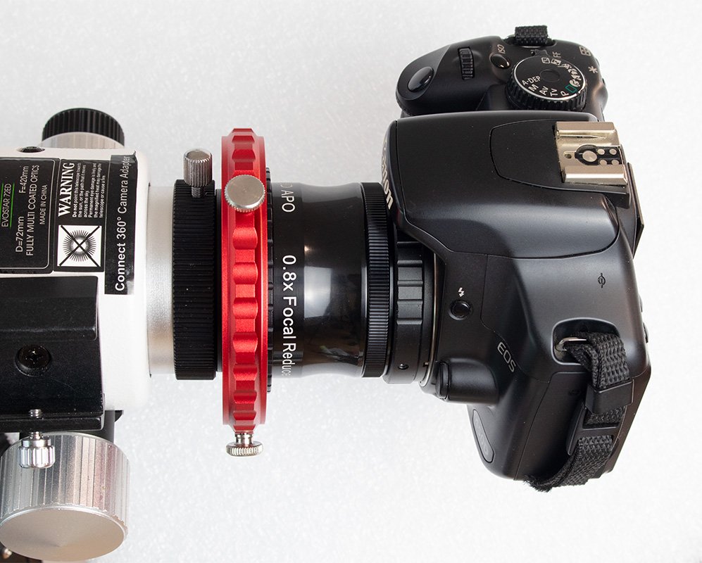 ST-CAAM48 rotator, corrector, spacers and astrocam