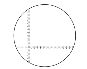 Zerotech Trace Advanced 20-60x80mm Spotting Scope - Reticle