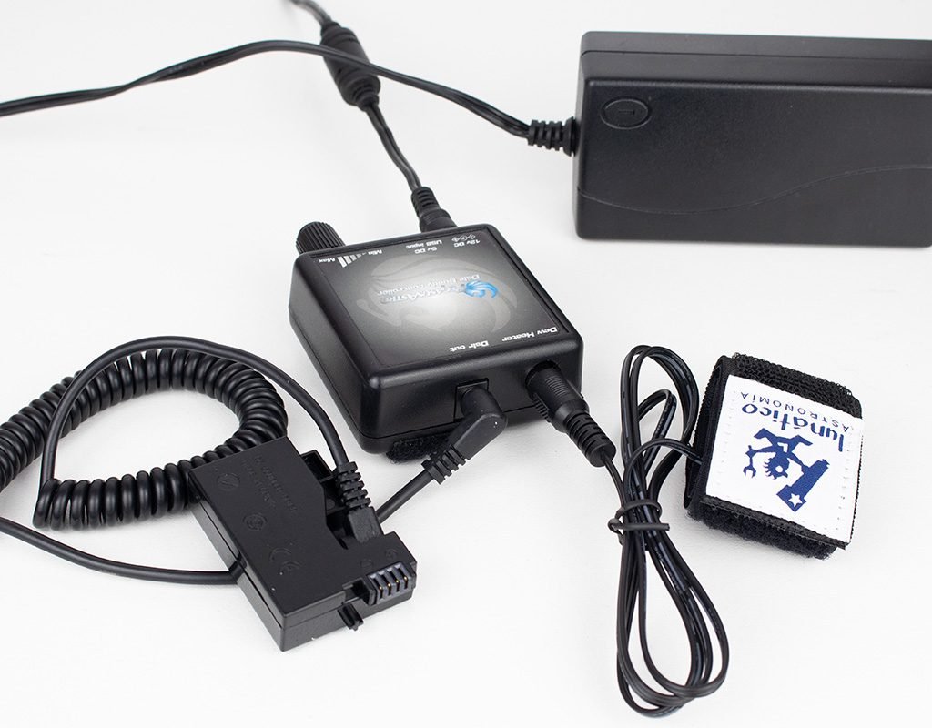 DSLR Buddy, Dummy battery and Heater strap