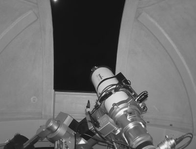 Surveillance shot inside a dome