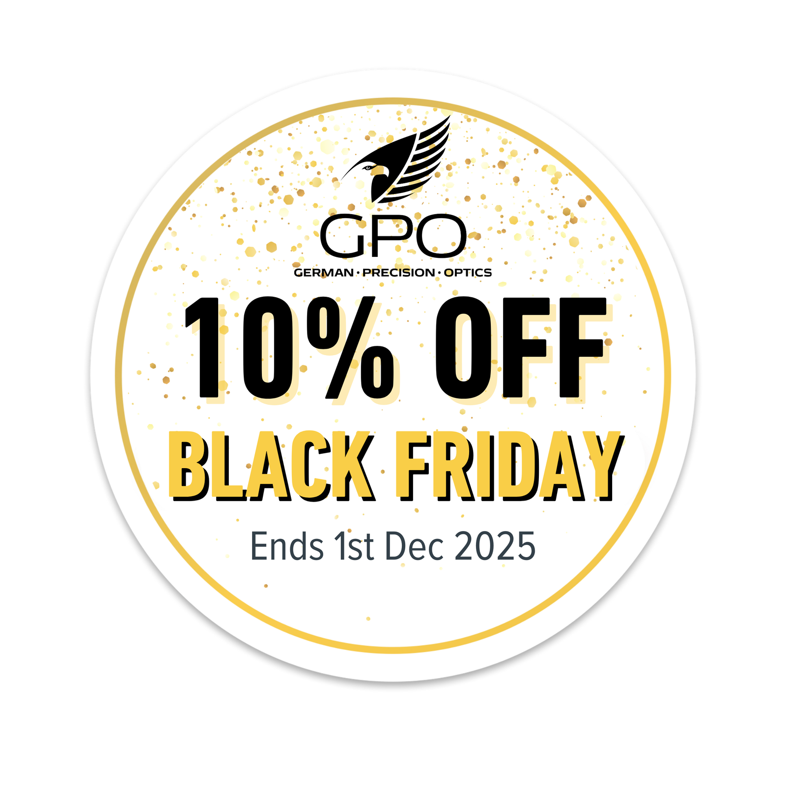 GPO Black Friday Label