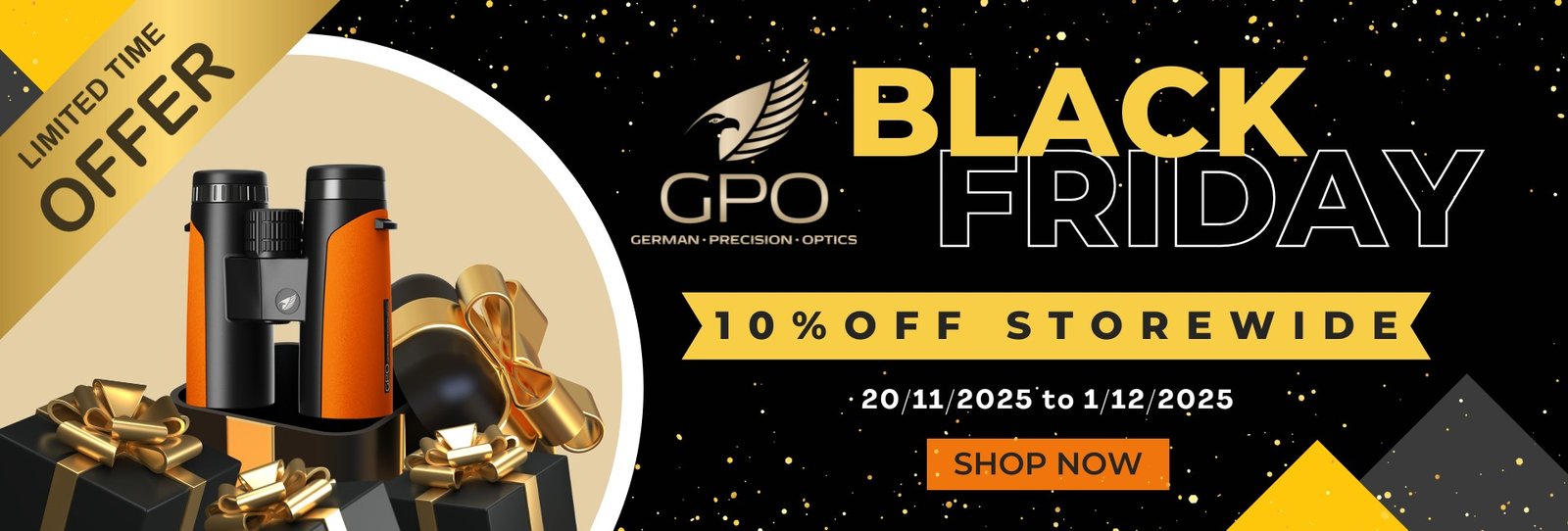 GPO Black Friday Sale 2025 Website banner