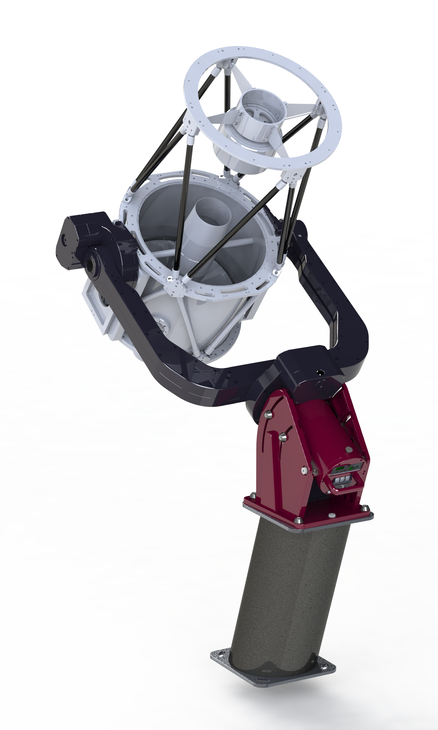 Paramount Taurus 400 with telescope quarter view